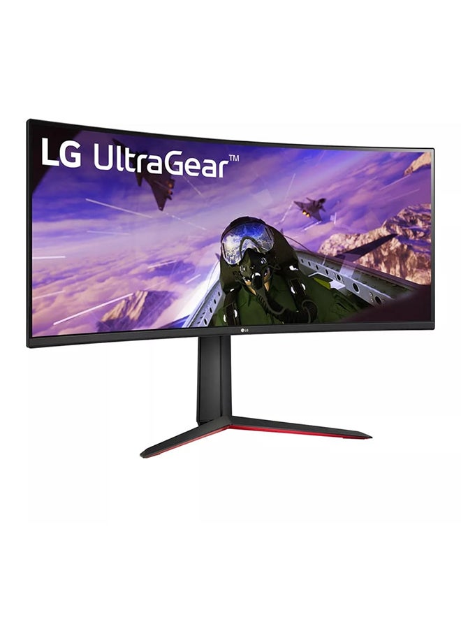 LG 34" UltraGear QHD Curved Gaming Monitor, VA Panel, 160Hz Refresh Rate & 5ms Response Time, AMD FreeSync Premium, sRGB 99% (Typ.) & HDR 10, 7Wx2ch Speakers, HDMI / DisplayPort, 34GP63A- Black - Image 2