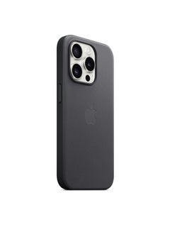 Apple iPhone 15 Pro FineWoven Case with MagSafe - Black  - Image 2