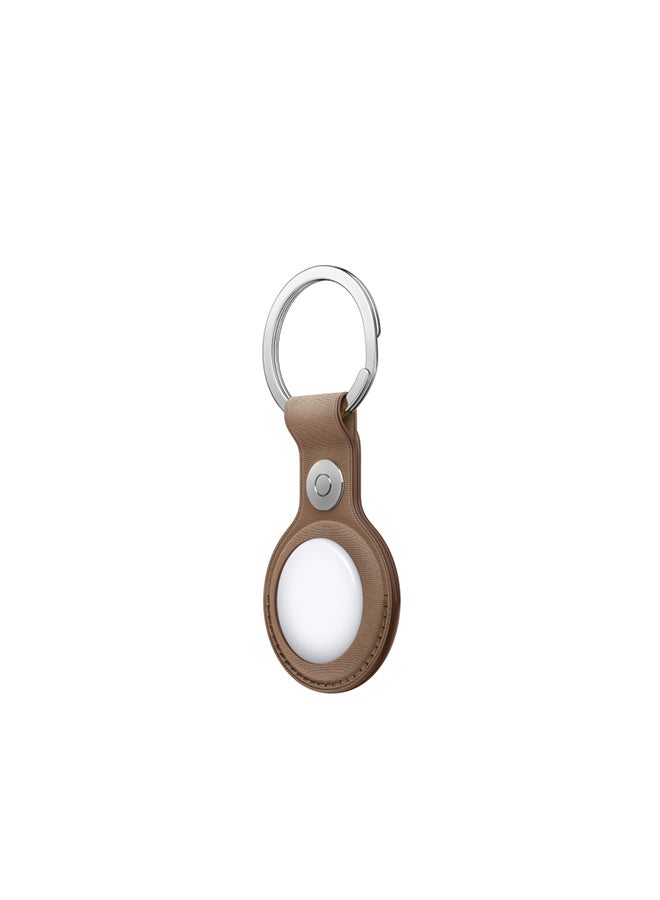 Apple - AirTag FineWoven Key Ring Taupe - Image 1