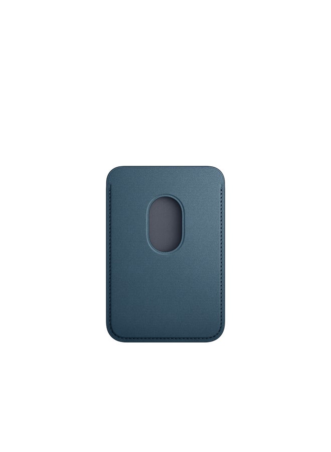Apple - iPhone FineWoven Wallet with MagSafe - Pacific Blue - Image 1
