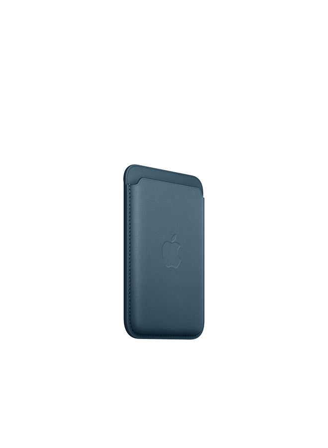 Apple - iPhone FineWoven Wallet with MagSafe - Pacific Blue - Image 1