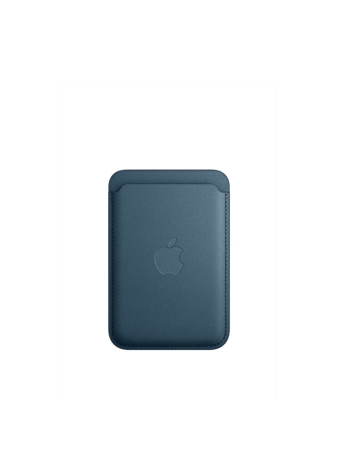 Apple - iPhone FineWoven Wallet with MagSafe - Pacific Blue - Image 1