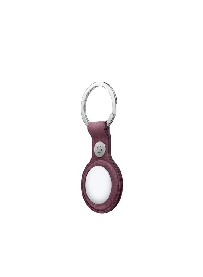 Apple - AirTag FineWoven Key Ring Mulberry - Image 1