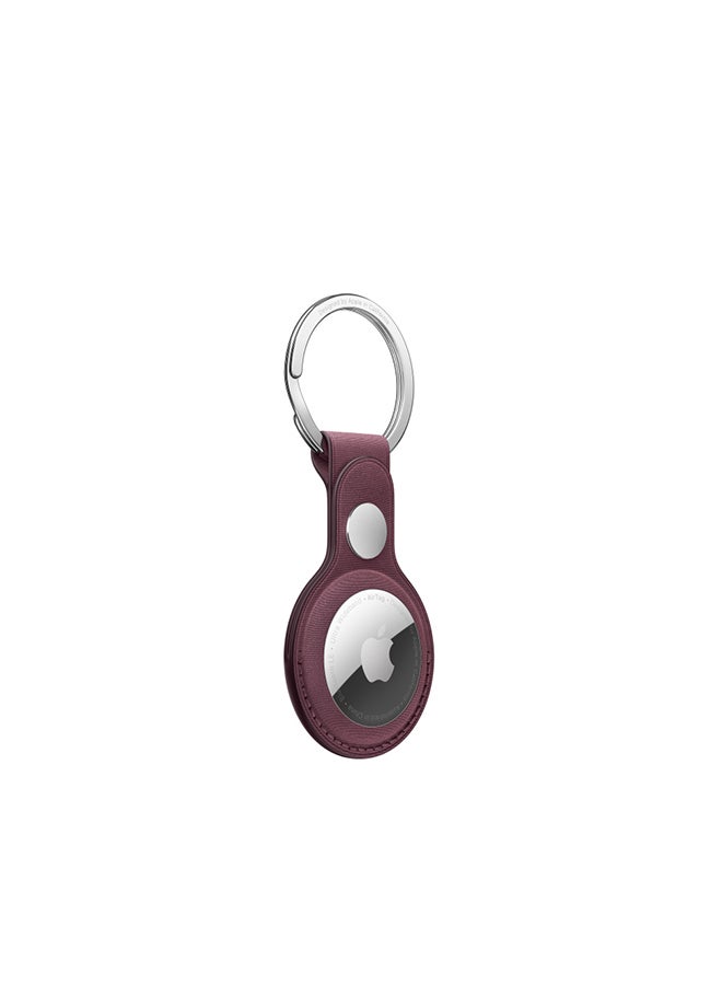 Apple - AirTag FineWoven Key Ring Mulberry - Image 1