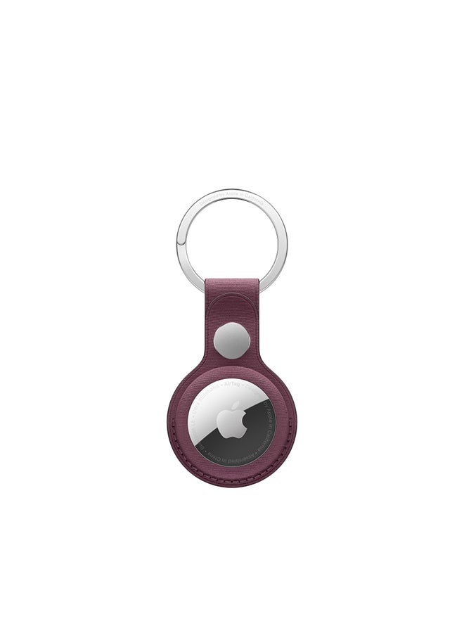 Apple - AirTag FineWoven Key Ring Mulberry - Image 1