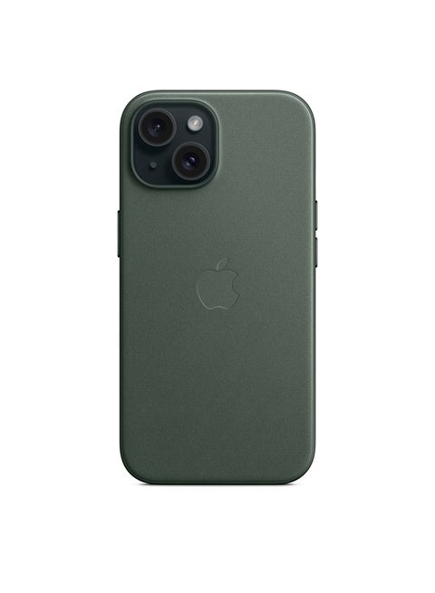 iPhone 15 Plus FineWoven Case with MagSafe - Evergreen