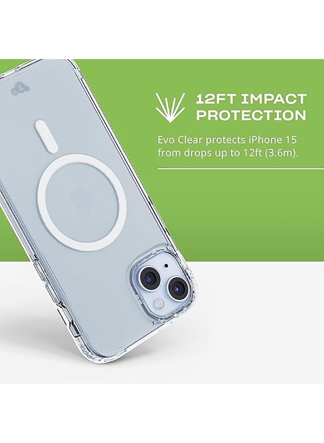 tech21 - Case For iPhone 15 Plus EvoClear W/MagSafe For Amersham Clear - Image 1