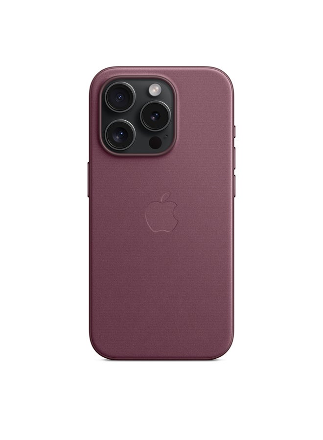 Apple - iPhone 15 Pro Max FineWoven Case with MagSafe - Mulberry - Image 1