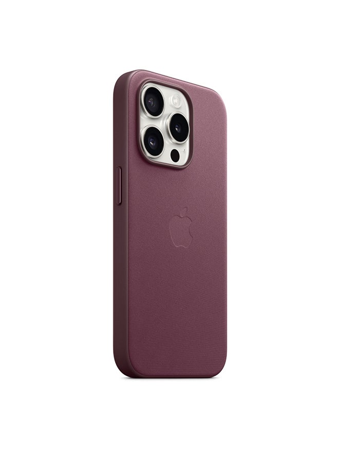 Apple - iPhone 15 Pro Max FineWoven Case with MagSafe - Mulberry - Image 1