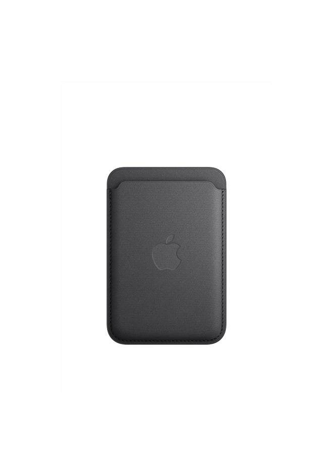 Apple iPhone FineWoven Wallet with MagSafe - Black  - Image 1