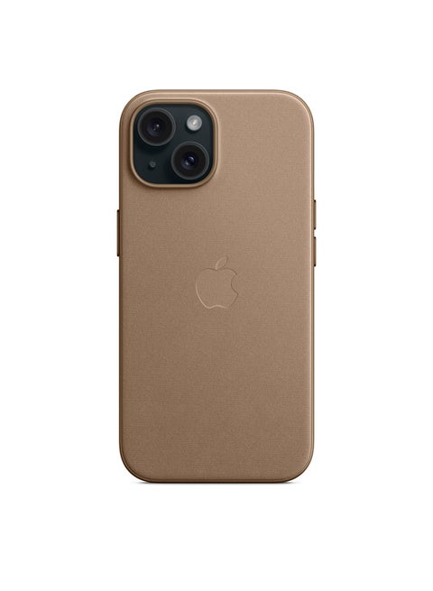 iPhone 15 Plus FineWoven Case with MagSafe - Taupe