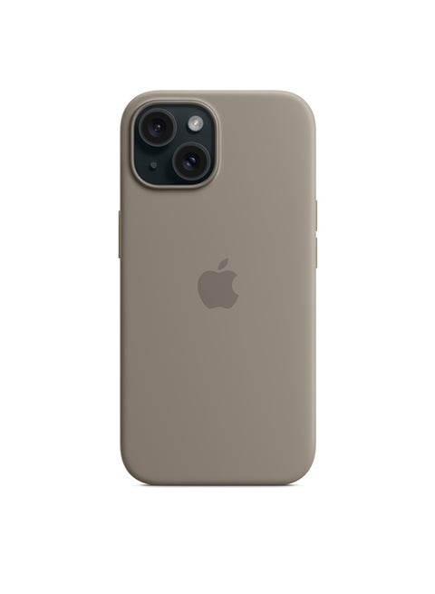 iPhone 15 Plus Silicone Case with MagSafe - Clay