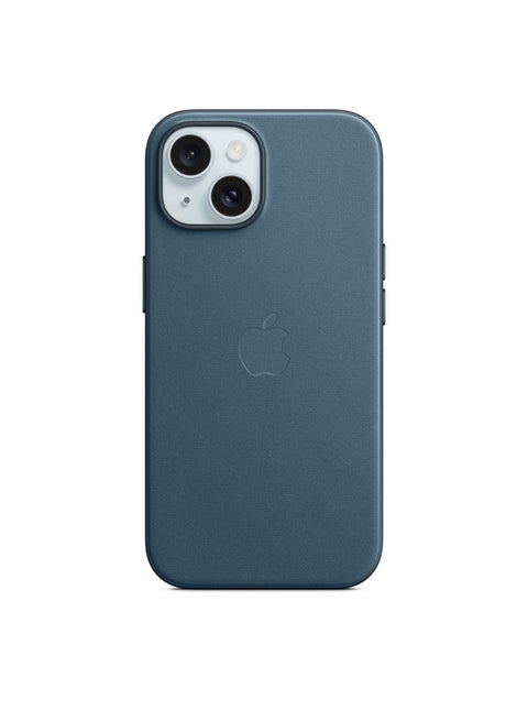 iPhone 15 Plus FineWoven Case with MagSafe - Pacific Blue