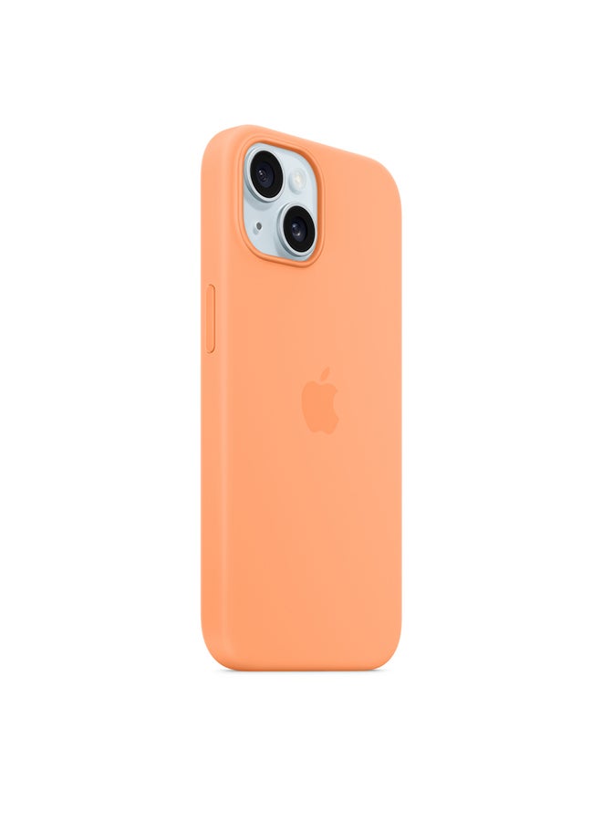 iPhone 15 Plus Silicone Case with MagSafe - Orange Sorbet - pnsku/N53431985A/45/_/1694777893/82e63ddd-1843-4972-878c-8b724f4c5b52