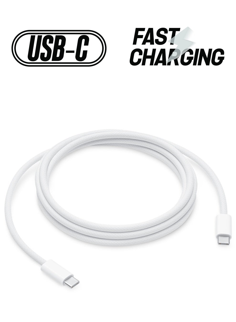 Apple USB-C Charge Cable 2M White Best Price UAE Dubai, Abu Dhabi