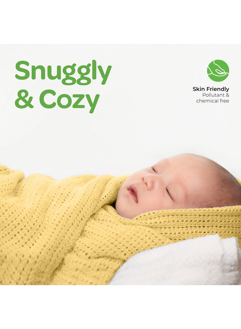 Moon Organic Cellular Blanket 75 X 100 Cm For 0 Months And Above - Image 5