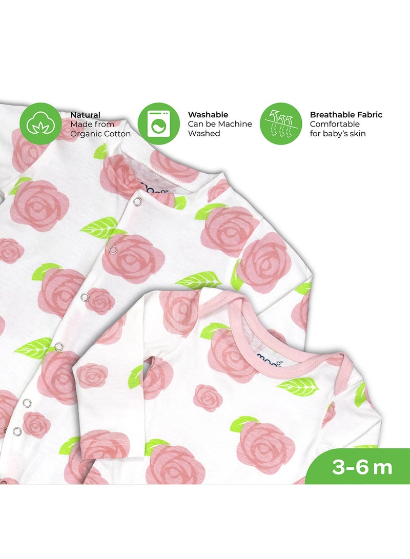 Moon Organic Baby 3 In 1 Gift Set Romper Body Suit Jogger For 9-12 Months  - Image 4