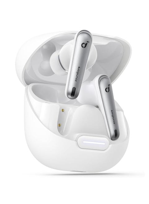 Liberty 4 NC Earbuds, 98.5 Percent Noise Reduction, Adaptive Cancelling To Ears And Environment, Hi-Res Sound, 50H Battery, Wireless Charging, Bluetooth 5.3 White