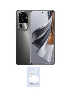 Reno 10 Pro Plus Dual SIM Silvery Grey 12GB RAM 256GB 5G With Earbuds - Middle East Version
