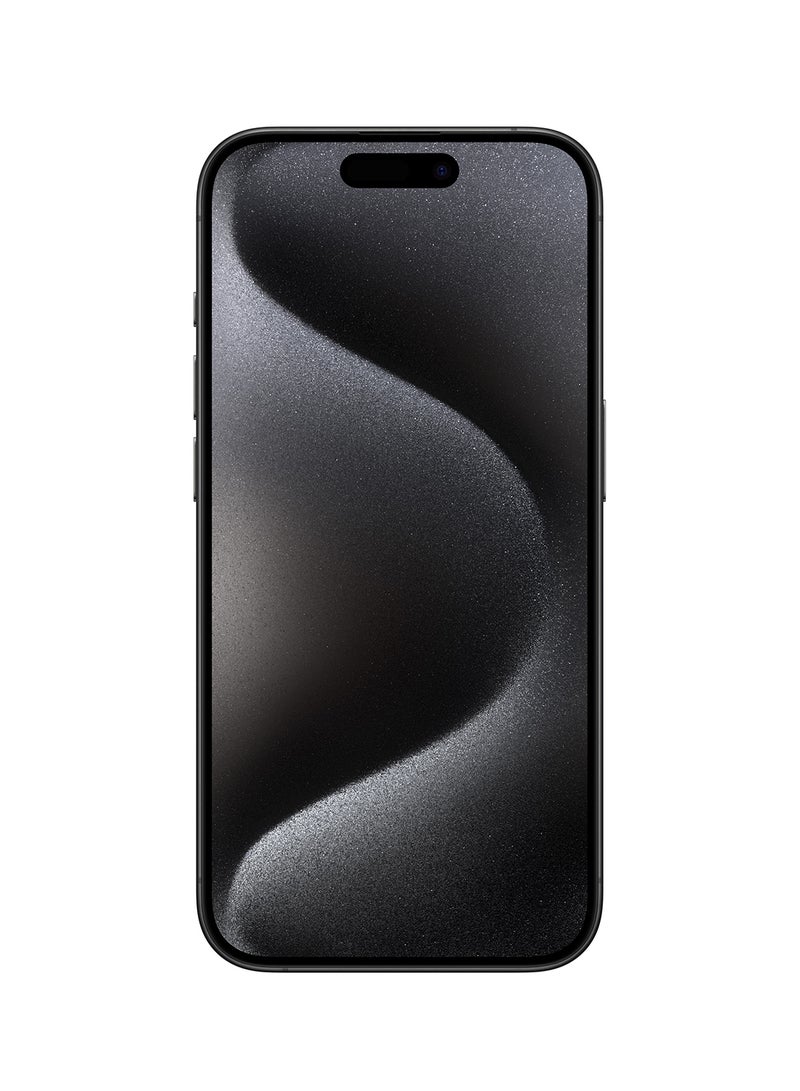 Apple - iPhone 15 Pro 256GB Black Titanium 5G With FaceTime - Middle East Version - Image 1