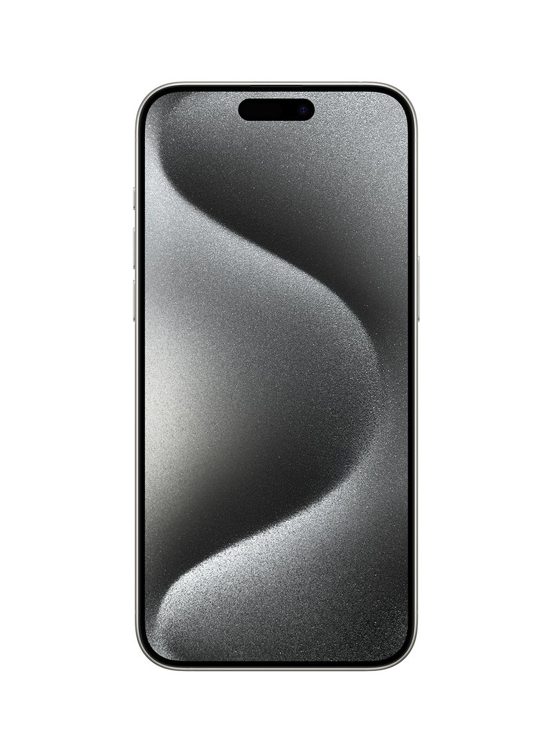 Apple - iPhone 15 Pro Max 256GB White Titanium 5G With FaceTime - Middle East Version - Image 1