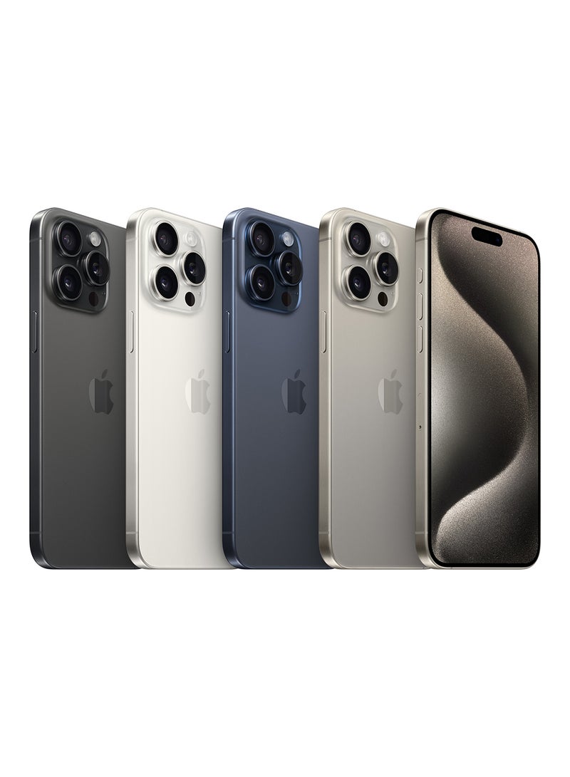 Apple - iPhone 15 Pro Max 256GB White Titanium 5G With FaceTime - Middle East Version - Image 1
