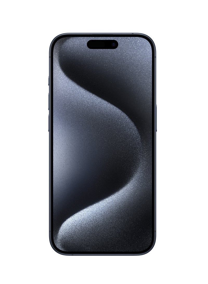 Apple - iPhone 15 Pro 128GB Blue Titanium 5G With FaceTime - International Version - Image 1