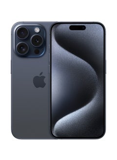 أبل آيفون 15 برو، سعة 1 تيرابايت، تيتانيوم أزرق، 5G مع تطبيق FaceTime - إصدار عالمي  - Image 1