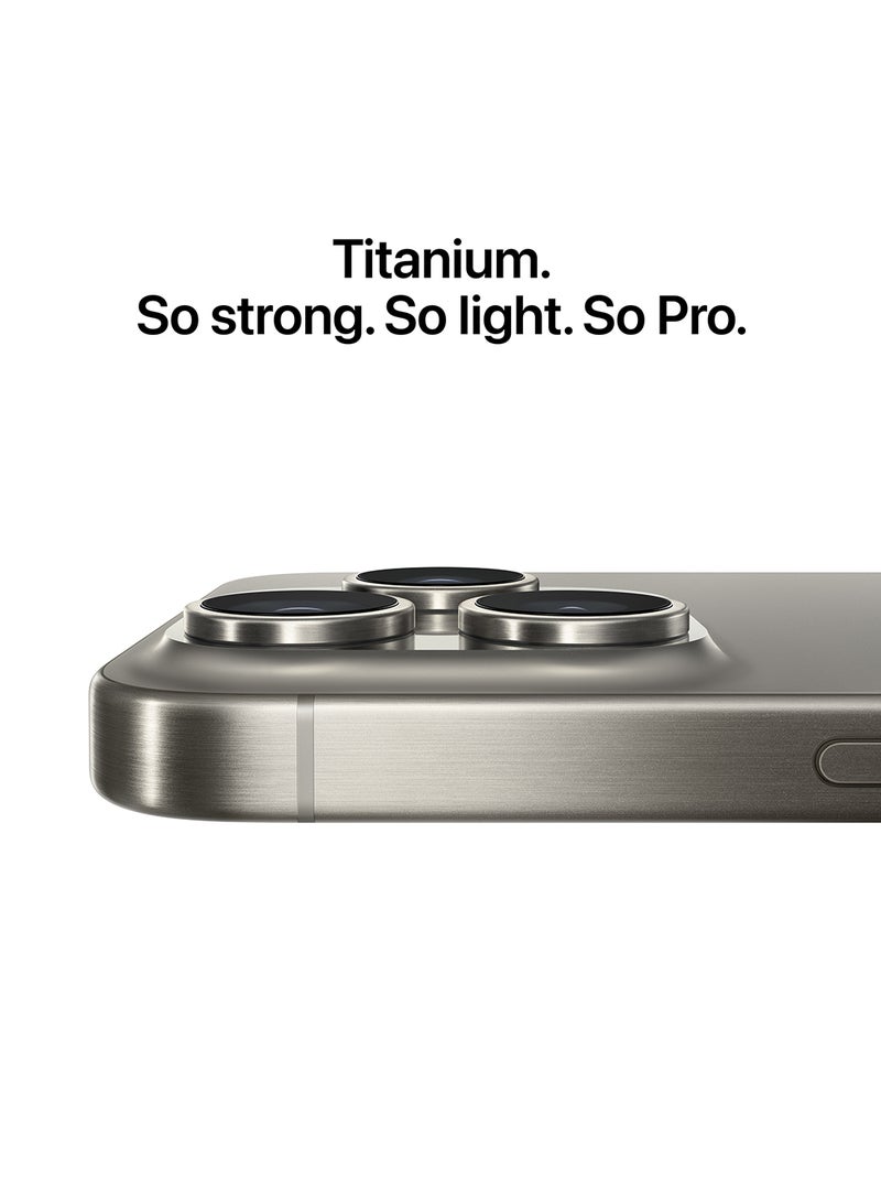 Apple - iPhone 15 Pro Max 1TB White Titanium 5G With FaceTime - International Version - Image 1