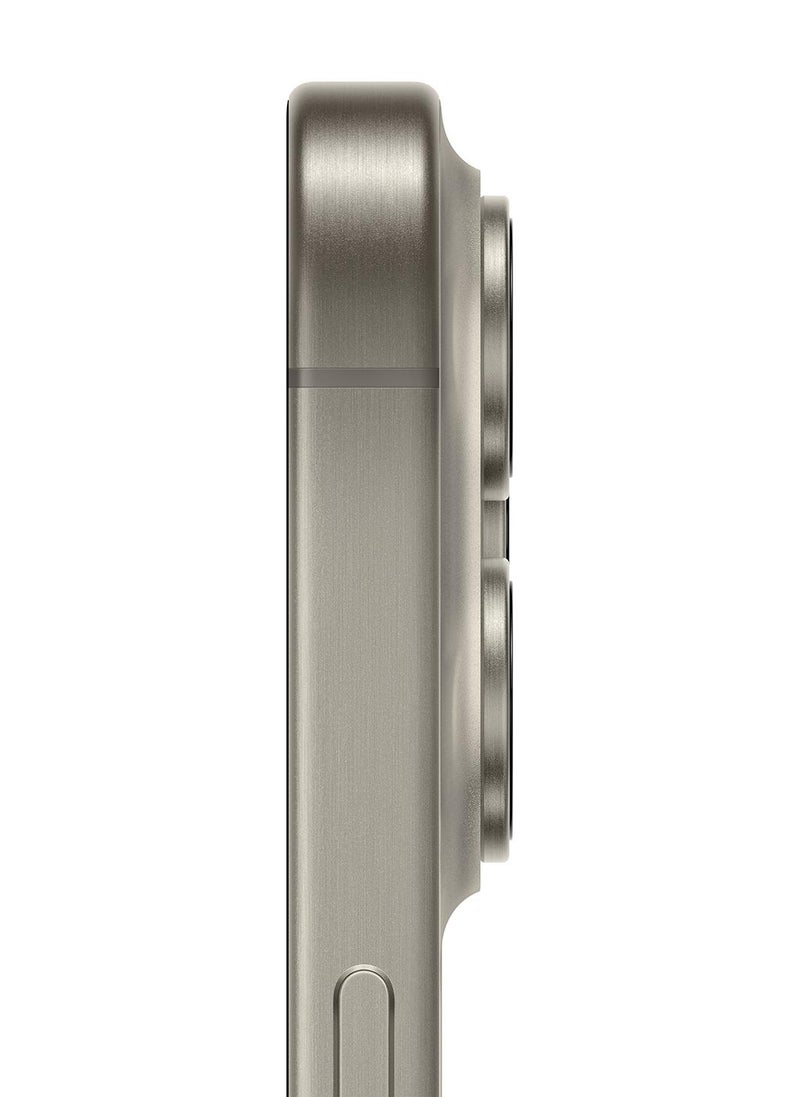 ابل  آيفون 15 برو ماكس، سعة 256 جيجابايت، تيتانيوم طبيعي، 5G مع تطبيق FaceTime - إصدار الشرق الأوسط - Image 4