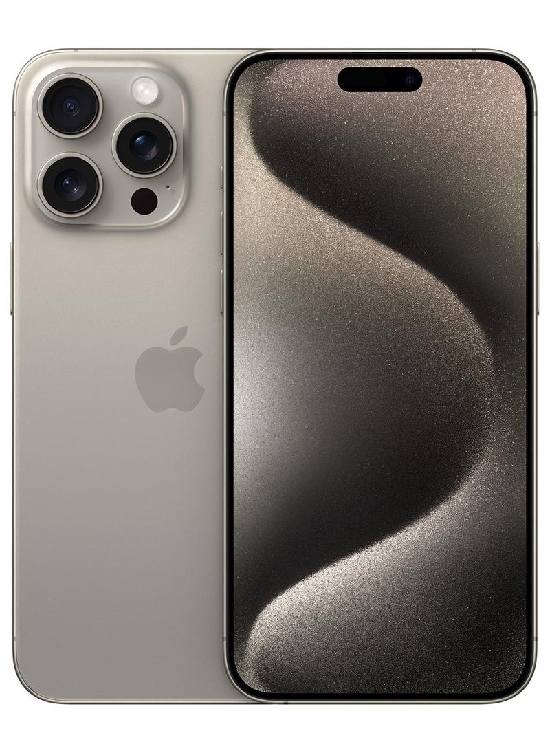 Apple iPhone 15 Pro Max 256GB Natural Titanium 5G With FaceTime - Middle East Version - Image 1