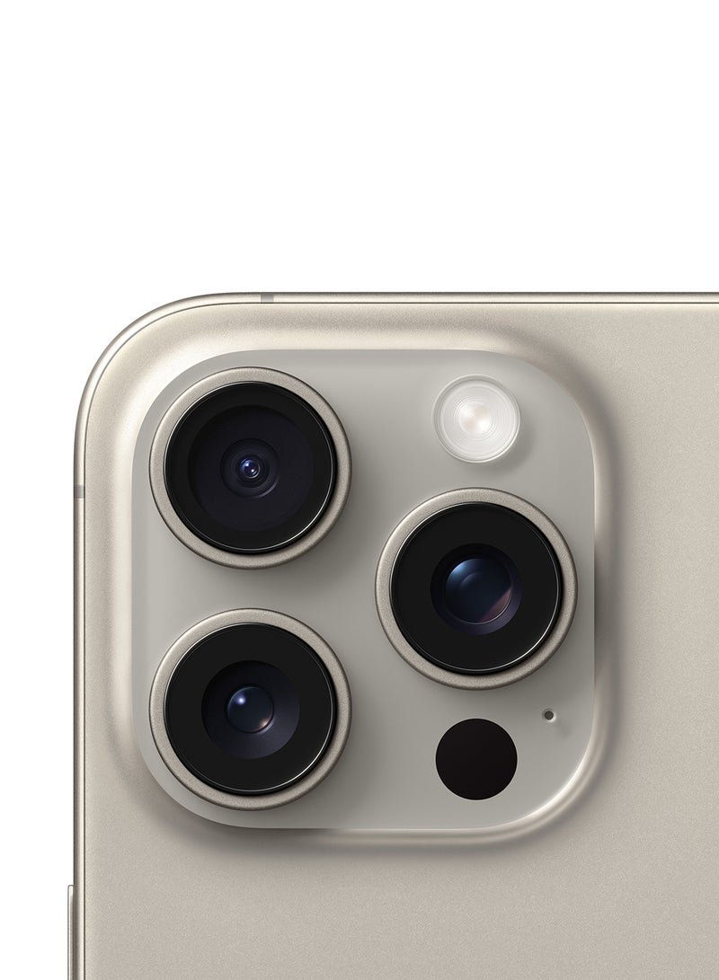 Apple iPhone 15 Pro Max 256GB Natural Titanium 5G With FaceTime - Middle East Version - Image 5