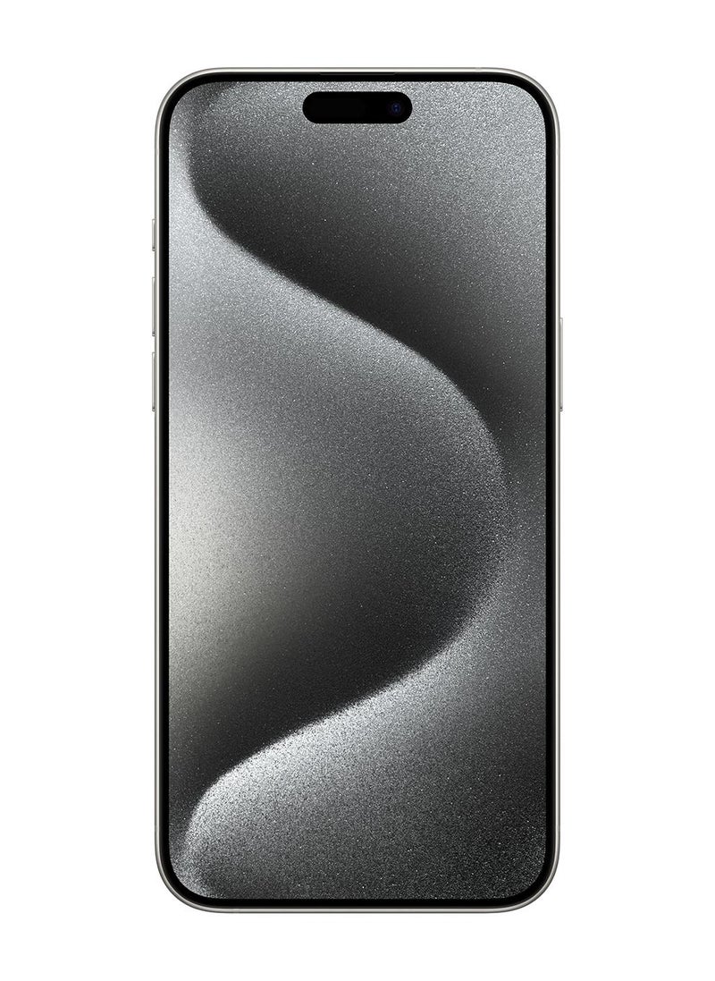 Apple iPhone 15 Pro Max 512GB White Titanium 5G With FaceTime - Middle East Version - Image 2