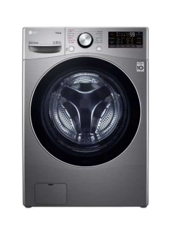 LG - Front Load Washing Machine And Dryer WiFi 21 kg WS2112BST Stone Silver - Image 1