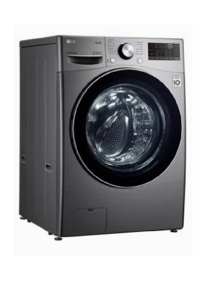 LG - Front Load Washing Machine And Dryer WiFi 21 kg WS2112BST Stone Silver - Image 1