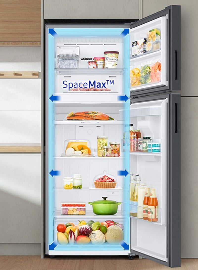 Samsung - 411L Net Capacity Top Mount Freezer Refrigerator with Digital Inverter and Optimal Fresh+ And SpaceMax Technology, 411 L RT42CG6424S9AE Inox - Image 1