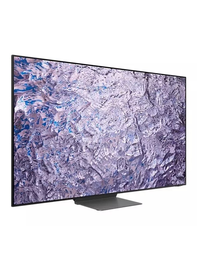 Samsung - 85 Inch QNED TV 4K HDR Smart TV QA85QN800CUXSA Black Titan And Native 120HZ Refresh Rate QA85QN800CUXSA Black Titan - Image 1