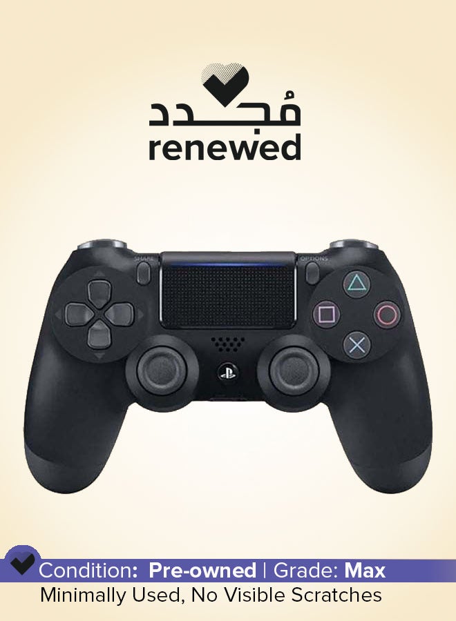 Sony Renewed - Sony PlayStation 4 DUALSHOCK 4 Wireless Controller, Black  - Image 1