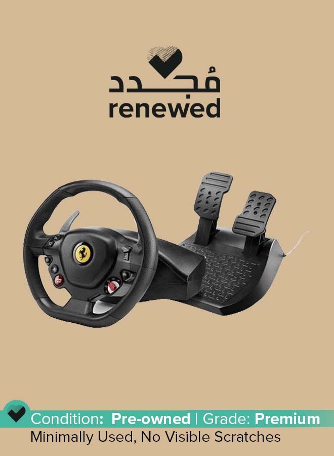 THRUSTMASTER Renewed - The T80 Ferrari 488 Gtb Edition For The PS4 And Pc - Image 1