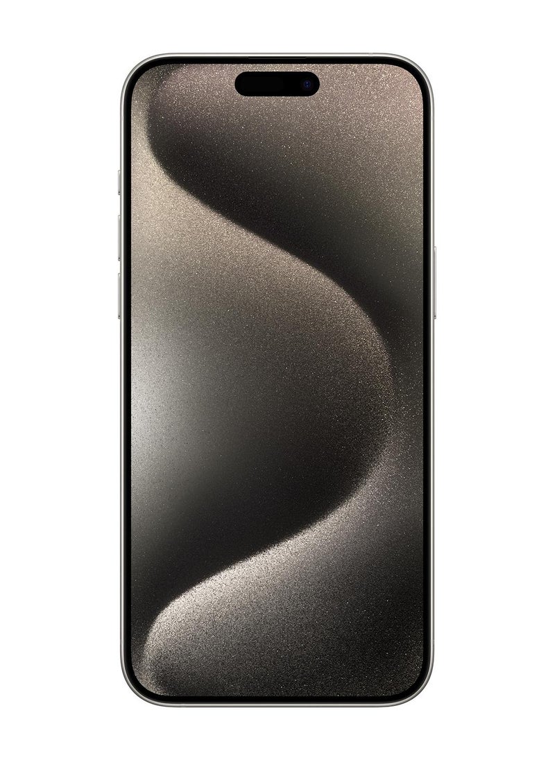 Apple iPhone 15 Pro Max 512GB Natural Titanium 5G With FaceTime - Middle East Version - Image 2