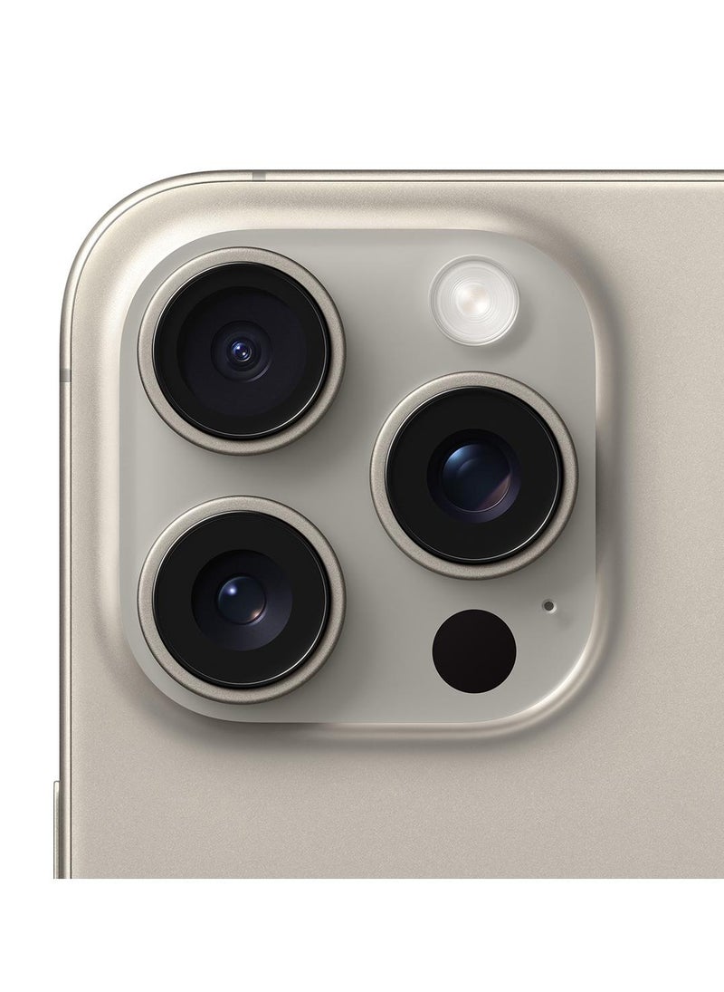 Apple iPhone 15 Pro Max 512GB Natural Titanium 5G With FaceTime - Middle East Version - Image 5