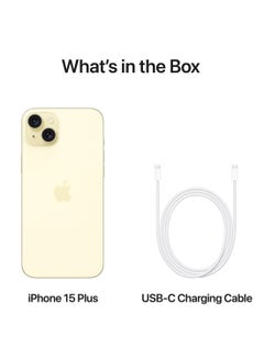 Apple iPhone 15 Plus 256GB Yellow 5G With FaceTime - Middle East Version  - Image 5