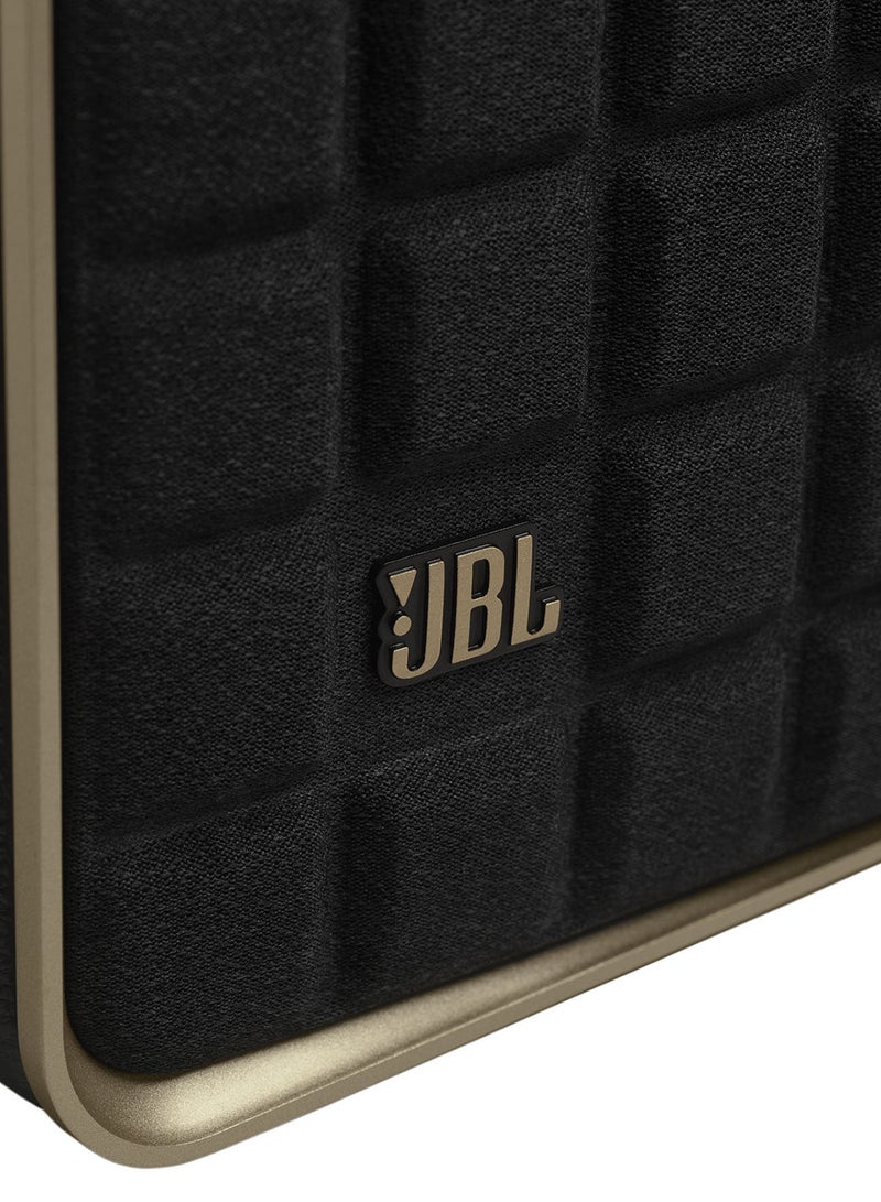 JBL - Authentics 300 Smart Home Speaker With Wi-Fi, Bluetooth, Voice Assistants And Retro Design Black - Image 1
