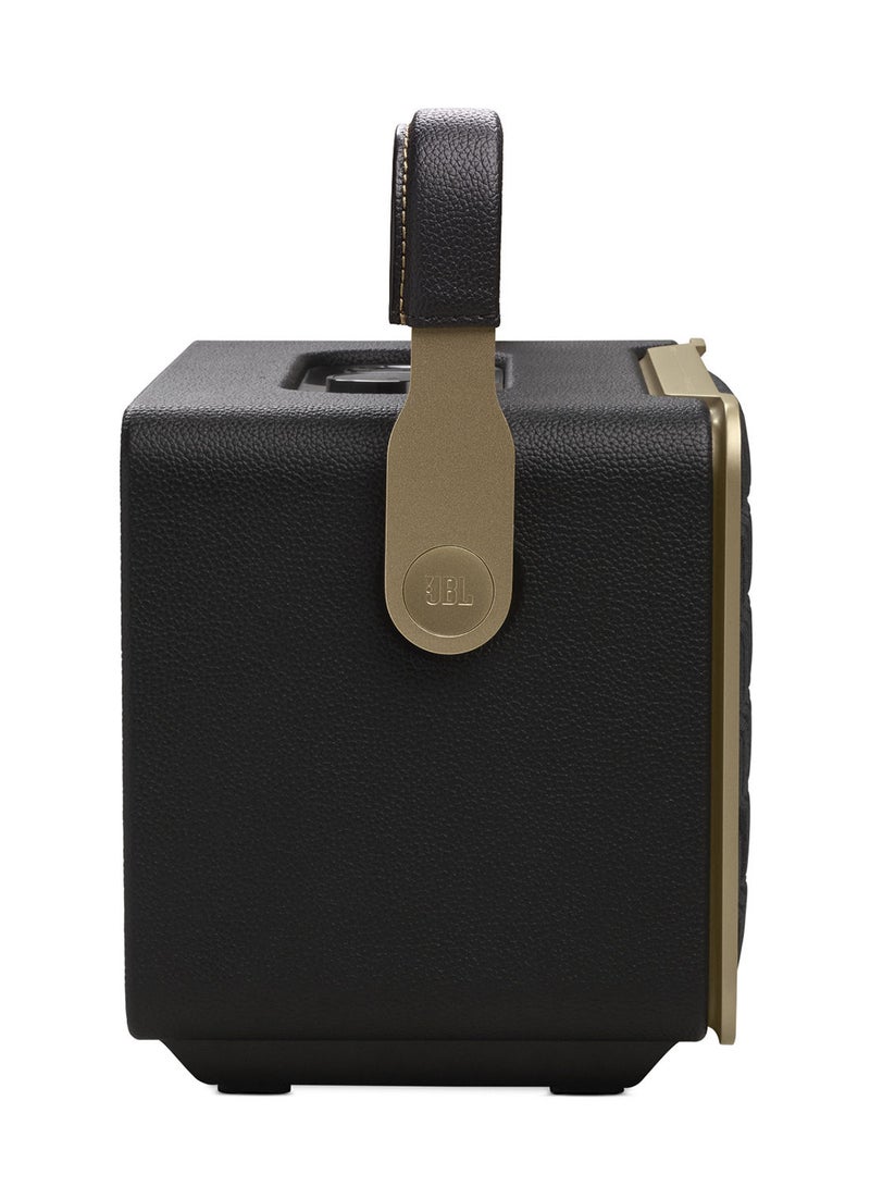 JBL - Authentics 300 Smart Home Speaker With Wi-Fi, Bluetooth, Voice Assistants And Retro Design Black - Image 1
