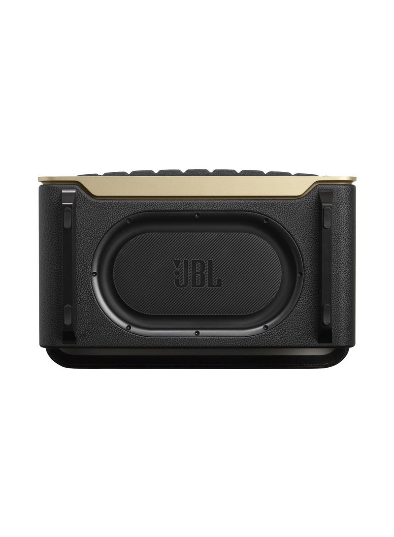 JBL - Authentics 300 Smart Home Speaker With Wi-Fi, Bluetooth, Voice Assistants And Retro Design Black - Image 1