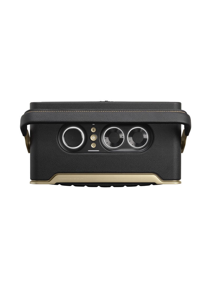 JBL - Authentics 300 Smart Home Speaker With Wi-Fi, Bluetooth, Voice Assistants And Retro Design Black - Image 1