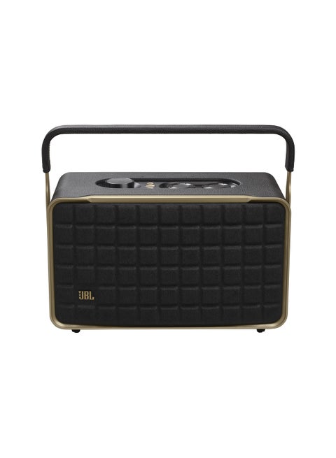 Authentics 300 Smart Home Speaker With Wi-Fi, Bluetooth, Voice Assistants And Retro Design Black