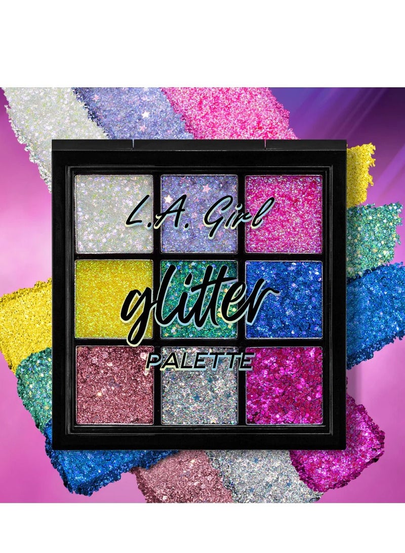 New Glitter Eyeshadow Palette - 9 Colors Multicolour