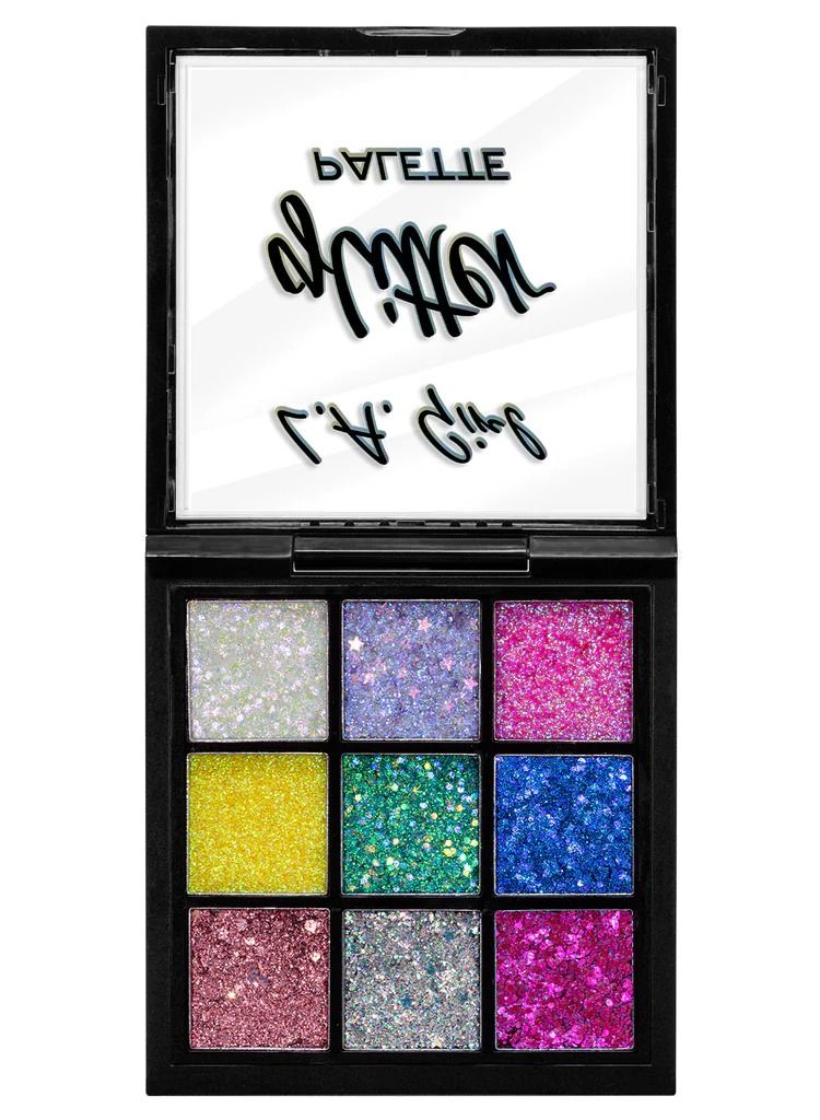 New Glitter Eyeshadow Palette - 9 Colors Multicolour