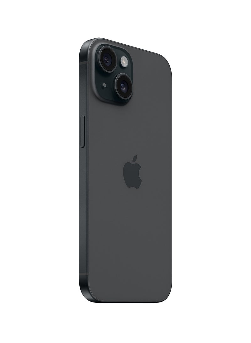 Apple - iPhone 15 128GB Black 5G With FaceTime - USA Version (e-SIM only) - Image 1